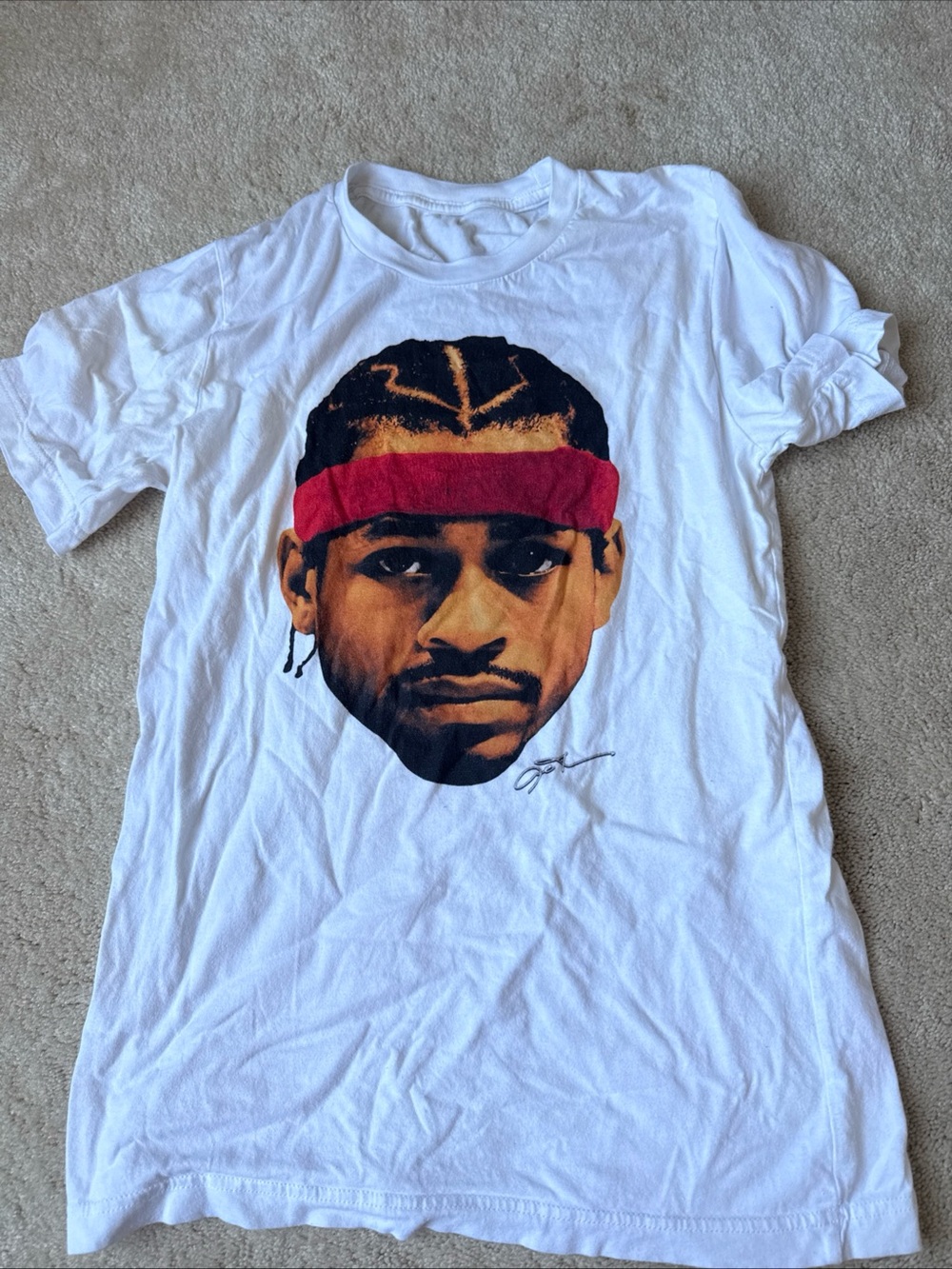 NBA Allen Iverson Graphic Tee Basketball Men’s T shirt